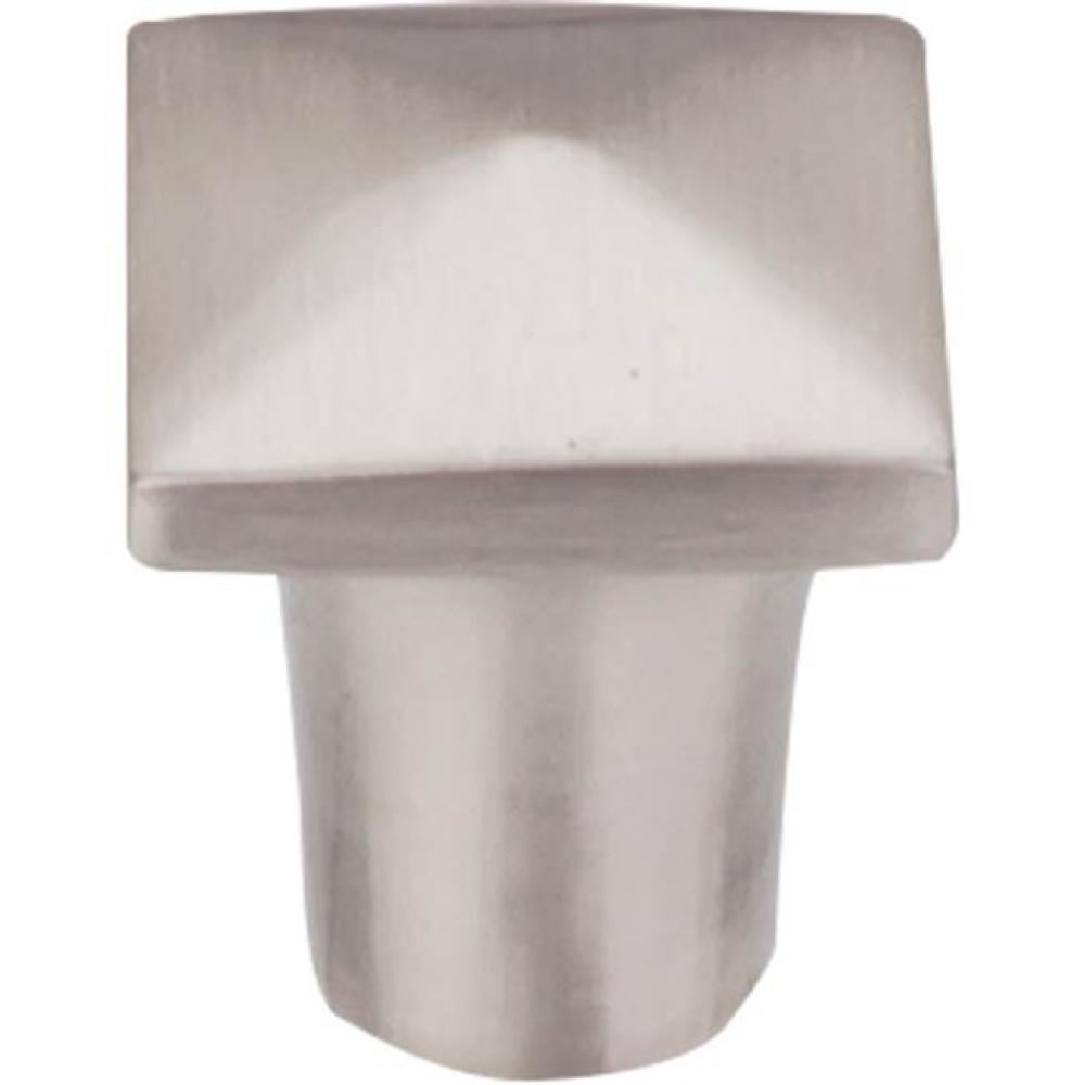 Aspen II Square Knob 3/4 Inch Brushed Satin Nickel