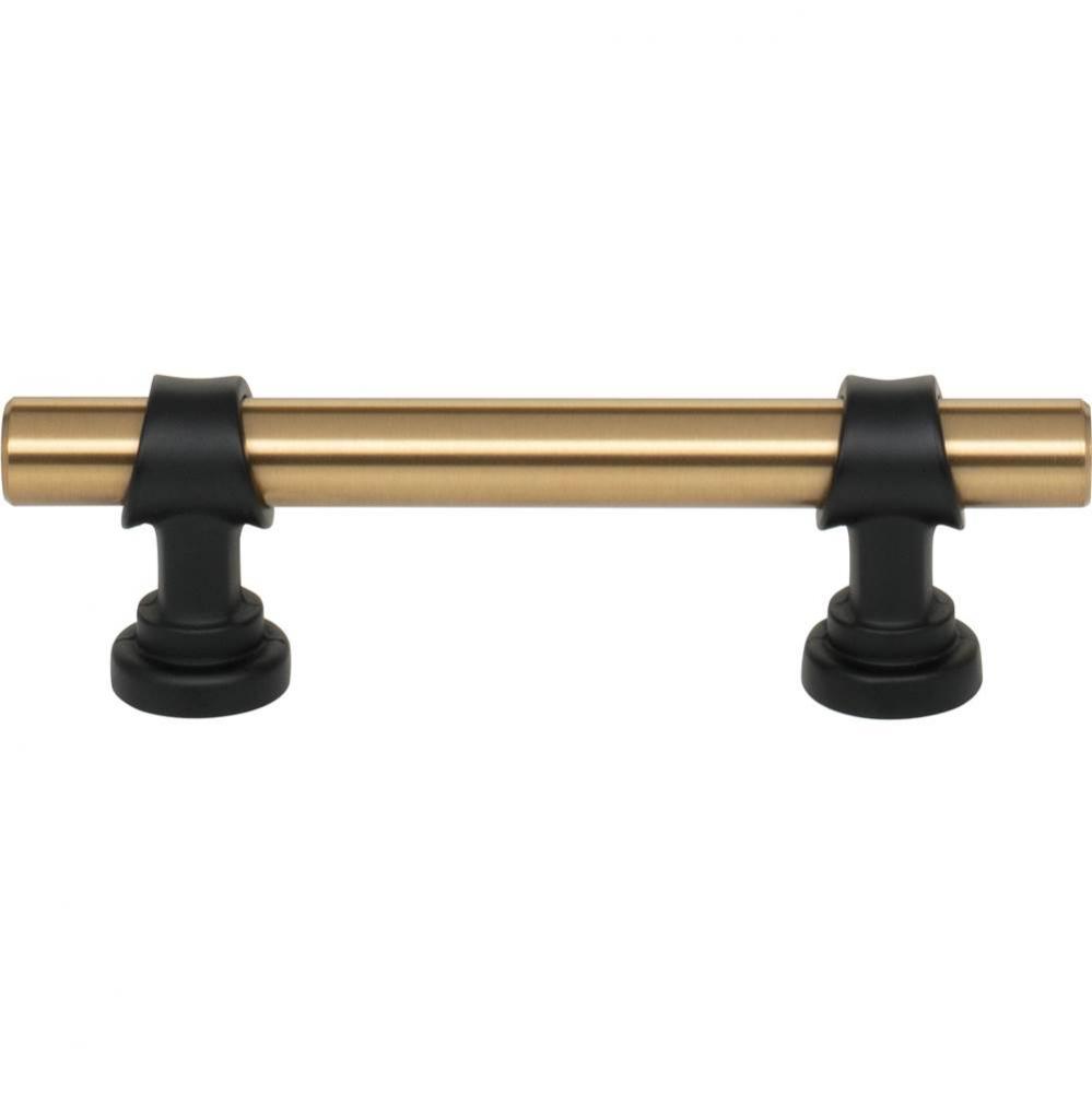 Bit Pull 3 Inch (c-c) Honey Bronze and Flat Black