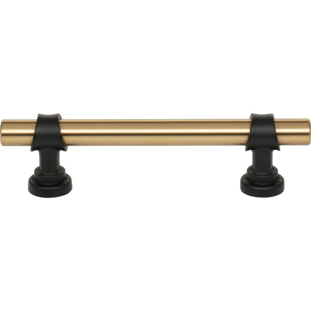 Bit Pull 3 3/4 Inch (c-c) Honey Bronze and Flat Black