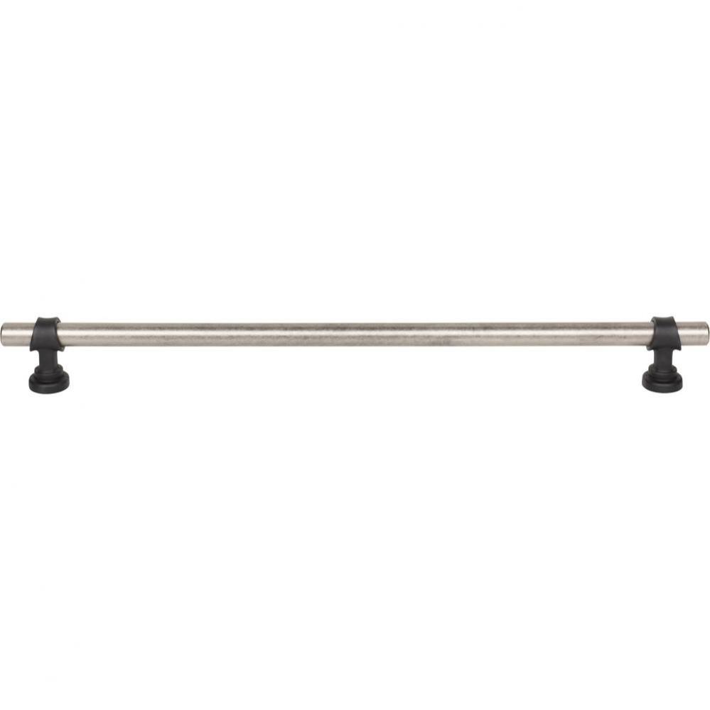 Bit Pull 12 Inch (c-c) Pewter Antique and Flat Black