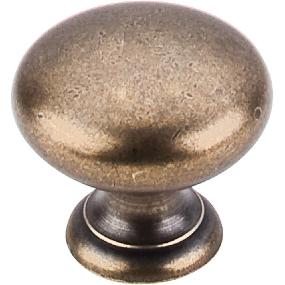 Mushroom Knob 1 1/4 Inch German Bronze