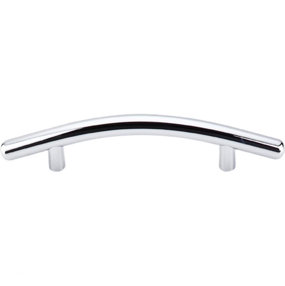 Curved Bar Pull 3 3/4 Inch (c-c) Polished Chrome