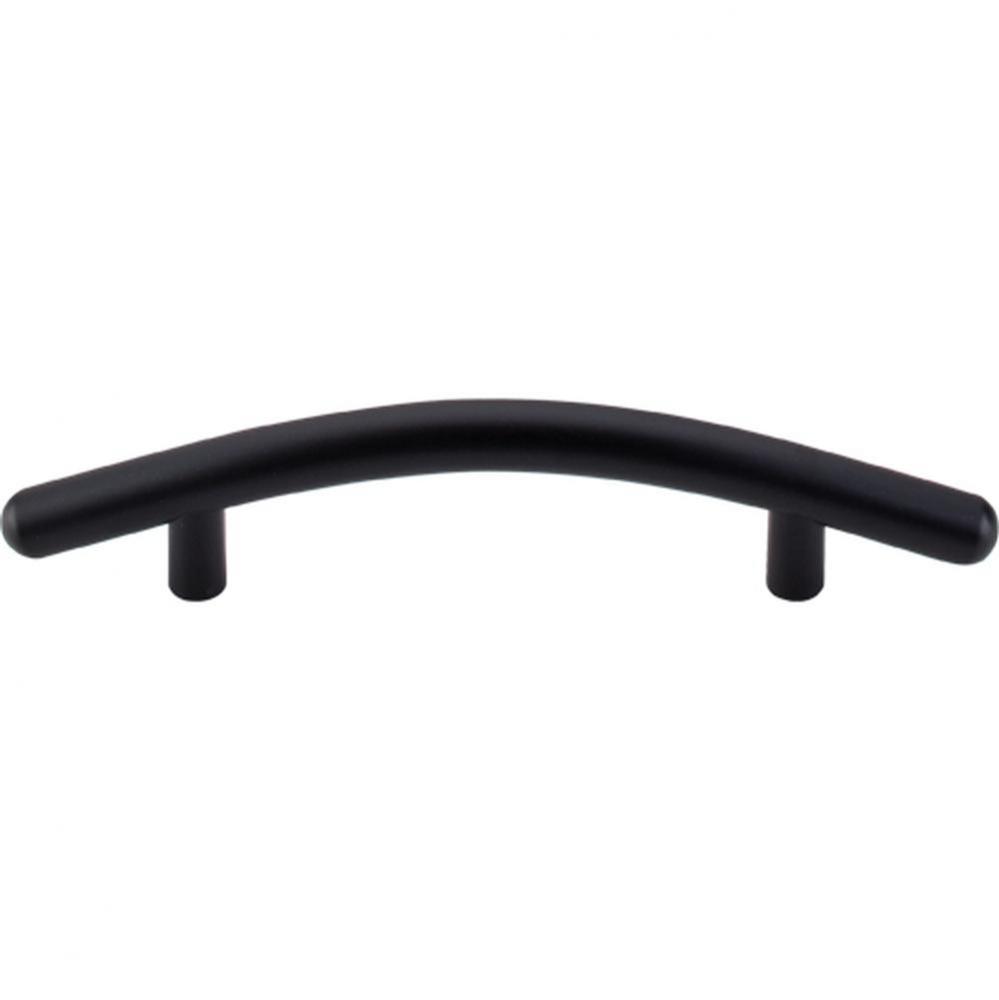 Curved Bar Pull 3 3/4 Inch (c-c) Flat Black