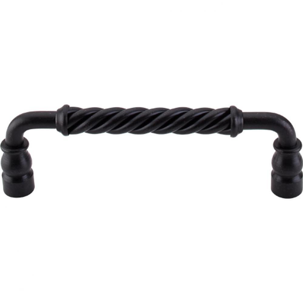 Twisted Bar Pull 6 Inch (c-c) Patina Black