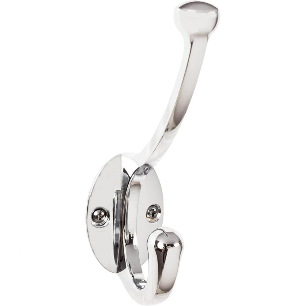 Bergen Hook 5 9/16 Inch Polished Chrome