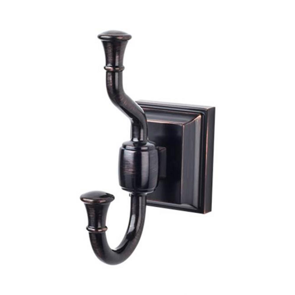 Stratton Bath Double Hook  Tuscan Bronze