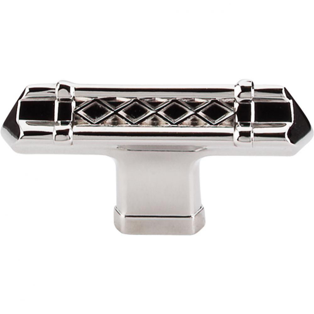 Tower Bridge T-Handle 2 5/8 Inch Polished Nickel