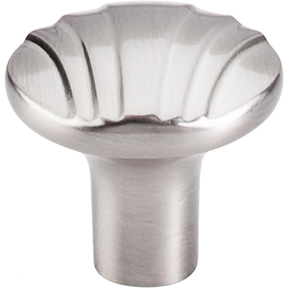 Victoria Falls and Sydney Knob 1 1/4 Inch Brushed Satin Nickel