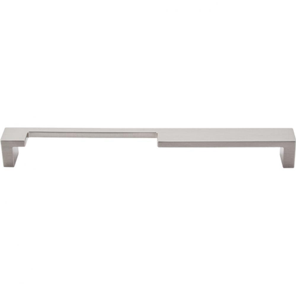 Modern Metro Notch Pull A 9 Inch (c-c) Brushed Satin Nickel