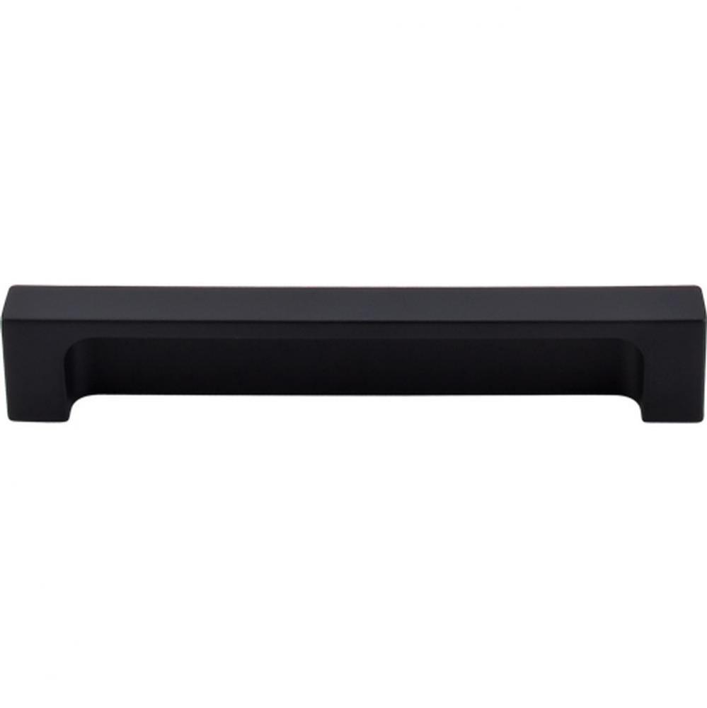 Modern Metro Tab Pull 5 Inch (c-c) Flat Black