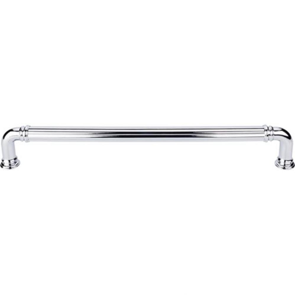 Reeded Appliance Pull 12 Inch (c-c) Polished Chrome