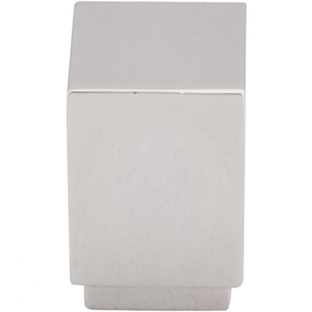 Linear Square Knob 3/4 Inch Polished Nickel