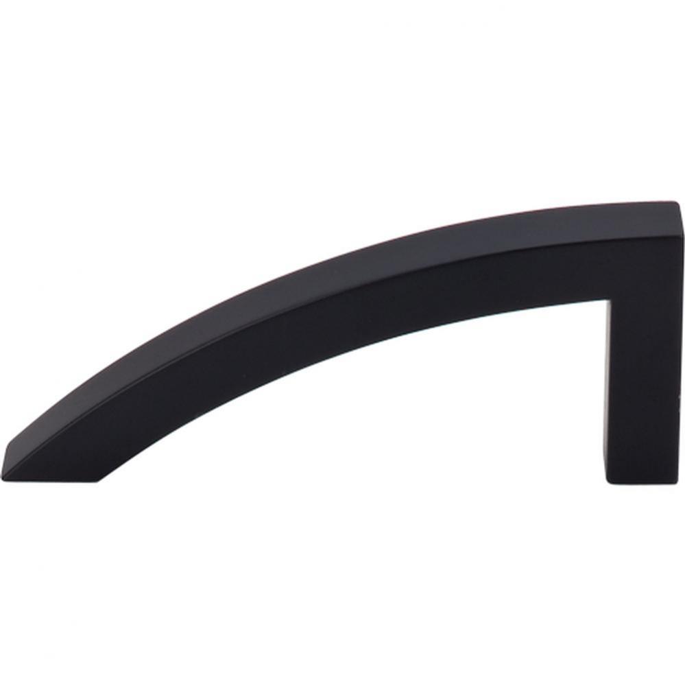 Sloped Pull 3 7/8 Inch (c-c) Flat Black