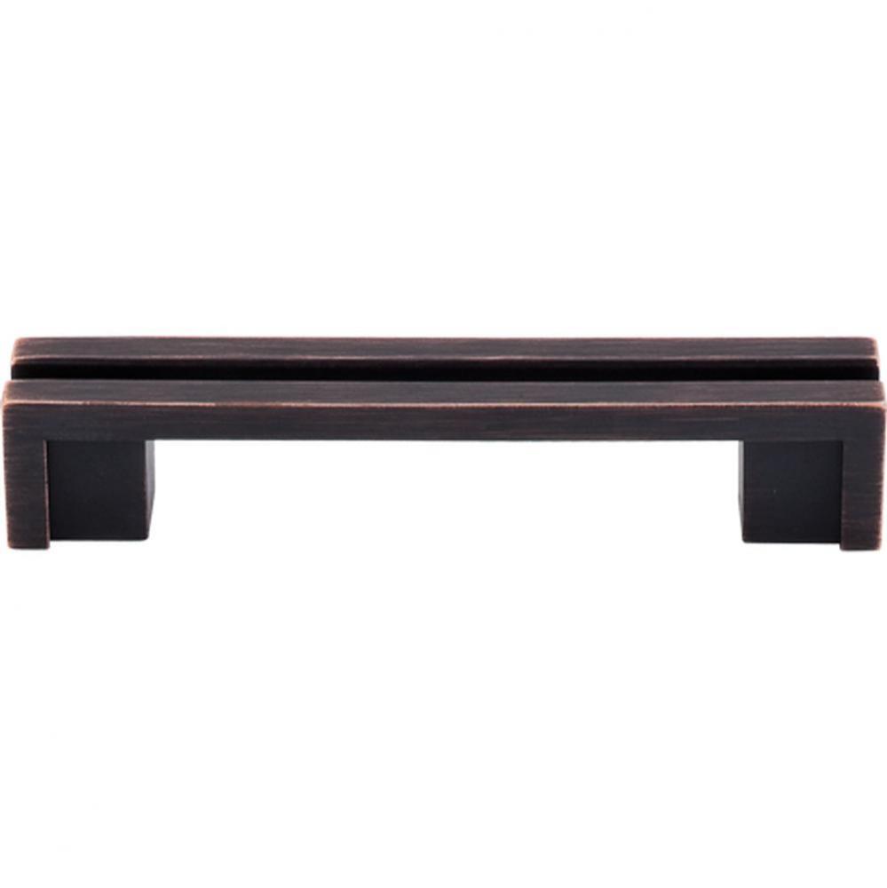 Flat Rail Pull 3 1/2 Inch (c-c) Tuscan Bronze