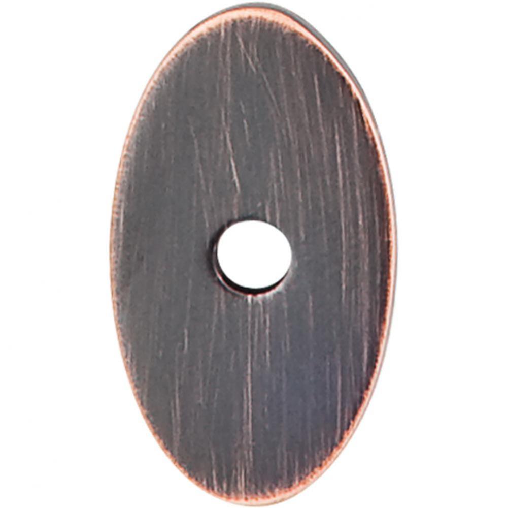 Oval Backplate 1 1/4 Inch Tuscan Bronze