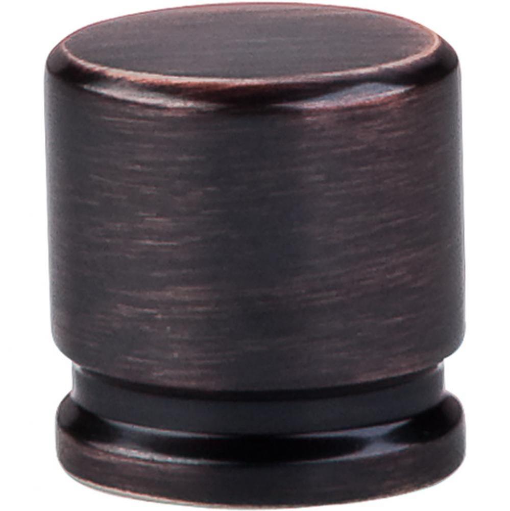 Oval Knob 1 1/8 Inch Tuscan Bronze