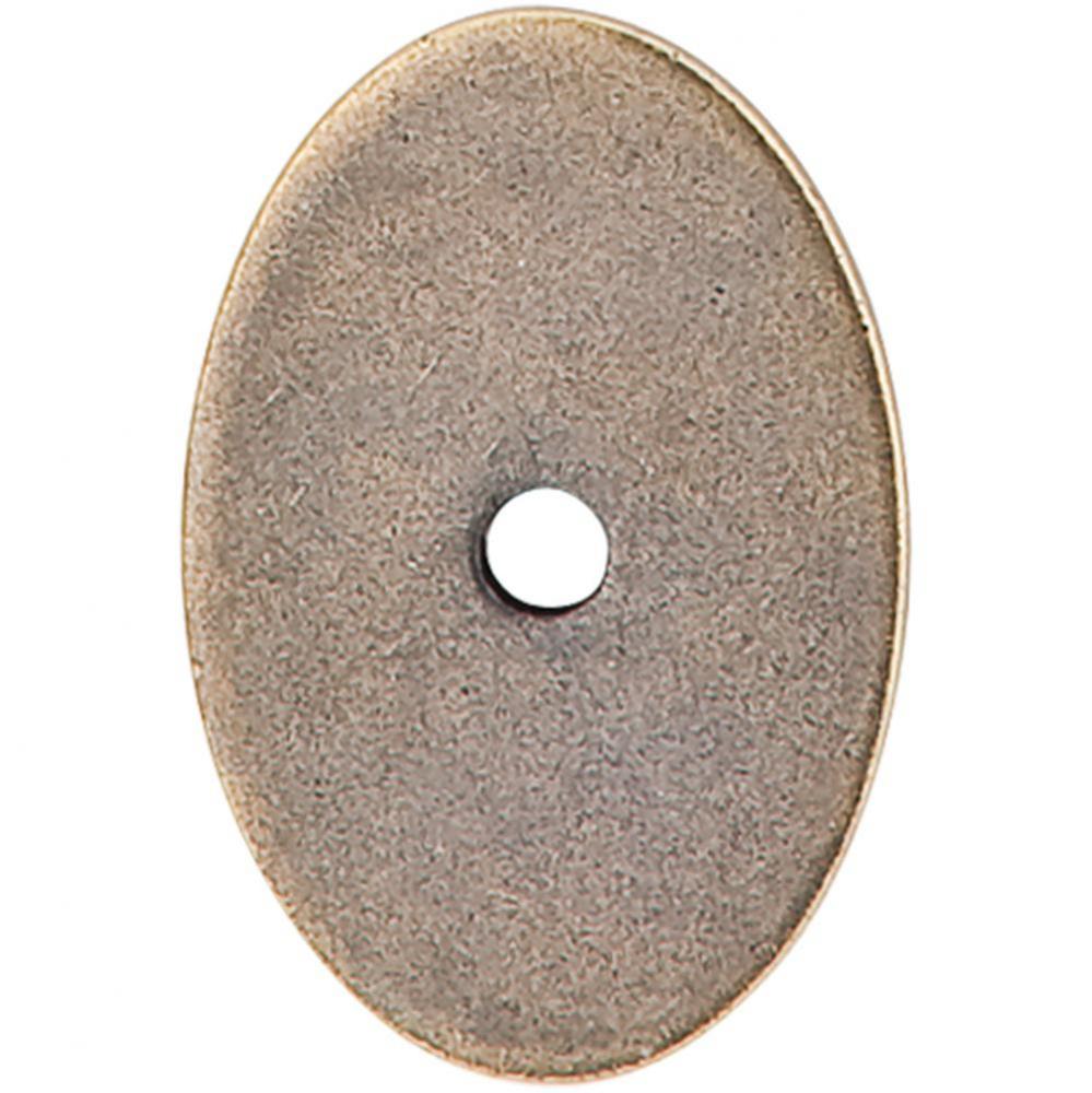 Oval Backplate 1 1/2 Inch German Bronze