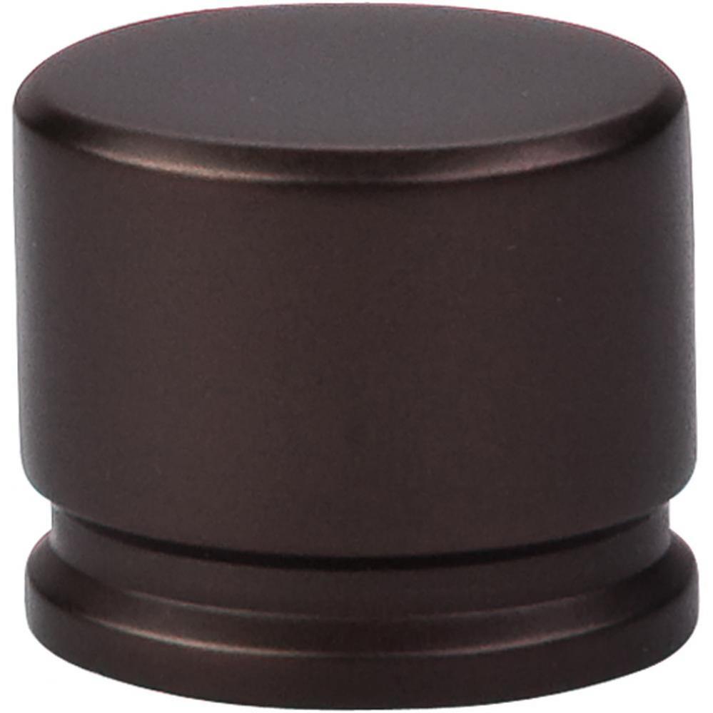 Oval Knob 1 3/8 Inch Oil Rubbed Bronze