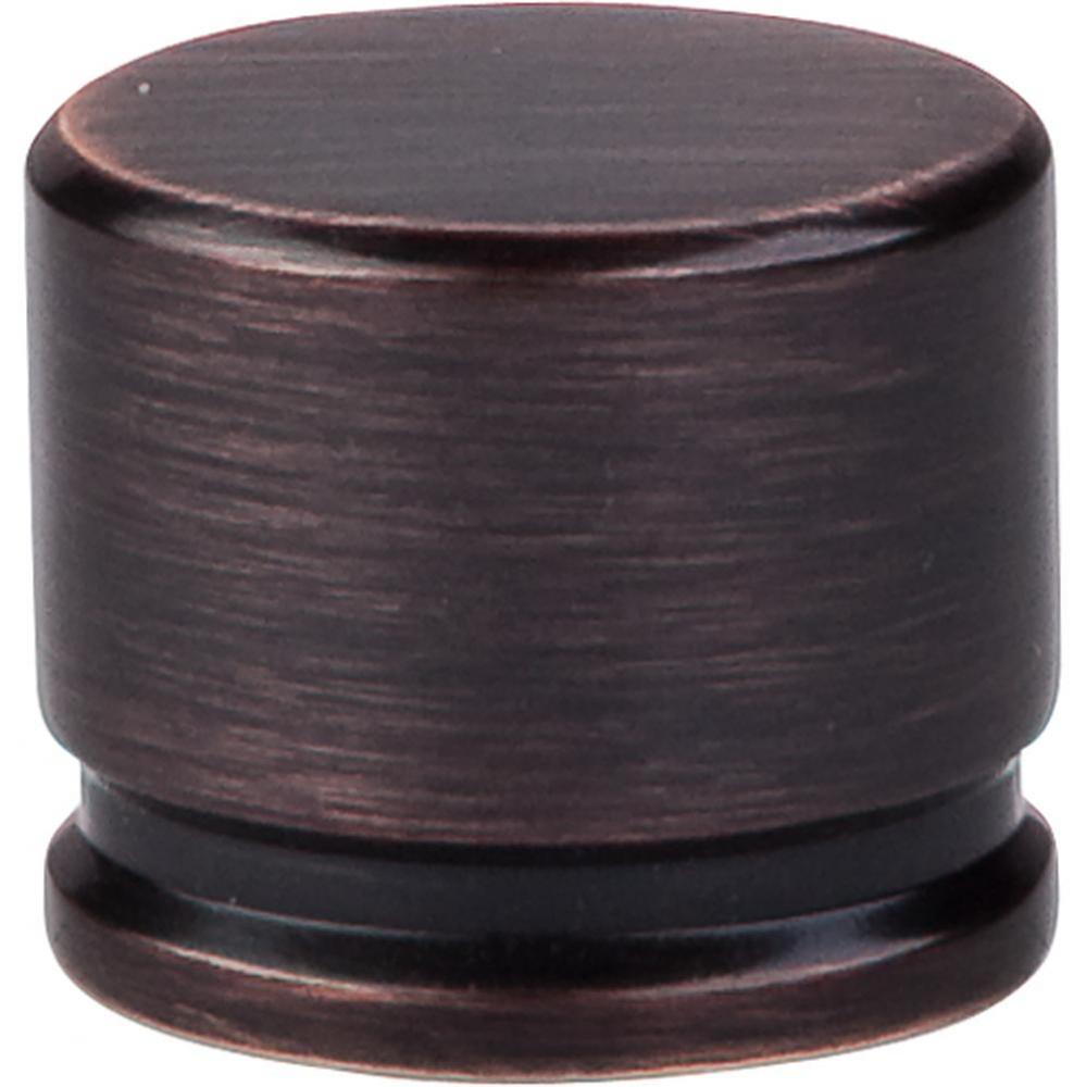 Oval Knob 1 3/8 Inch Tuscan Bronze