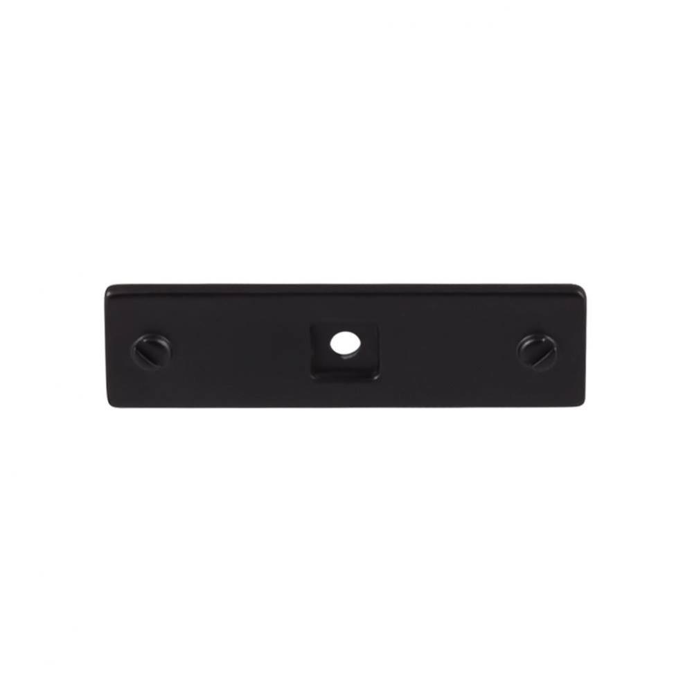 Channing Backplate 3 Inch Flat Black