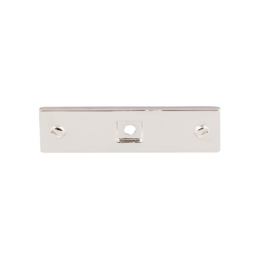 Channing Backplate 3 Inch Polished Nickel