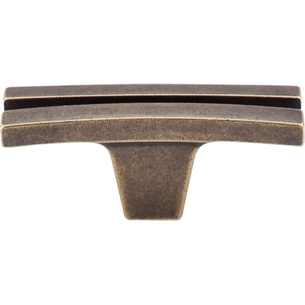 Flared Knob 2 5/8 Inch German Bronze