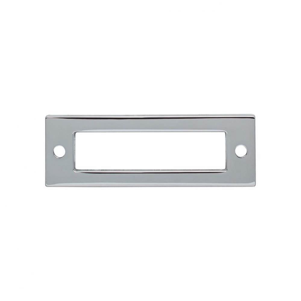 Hollin Backplate 3 Inch Polished Chrome