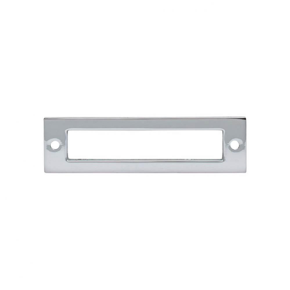 Hollin Backplate 3 3/4 Inch Polished Chrome