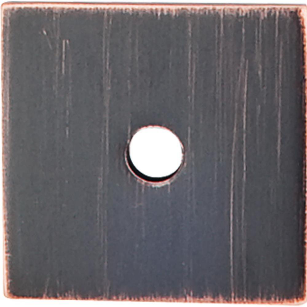 Square Backplate 1 Inch Tuscan Bronze