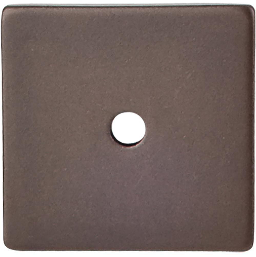 Square Backplate 1 1/4 Inch Oil Rubbed Bronze