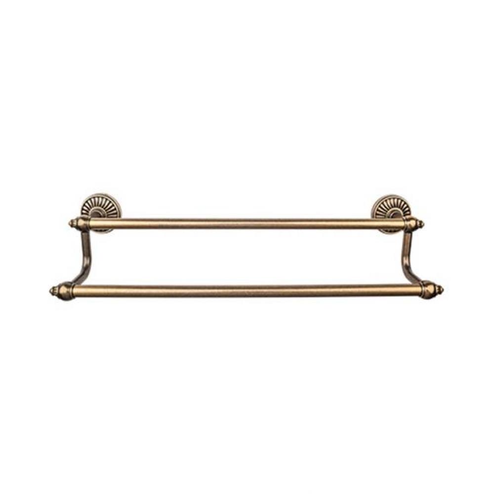 Tuscany Bath Towel Bar 30 Inch Double German Bronze