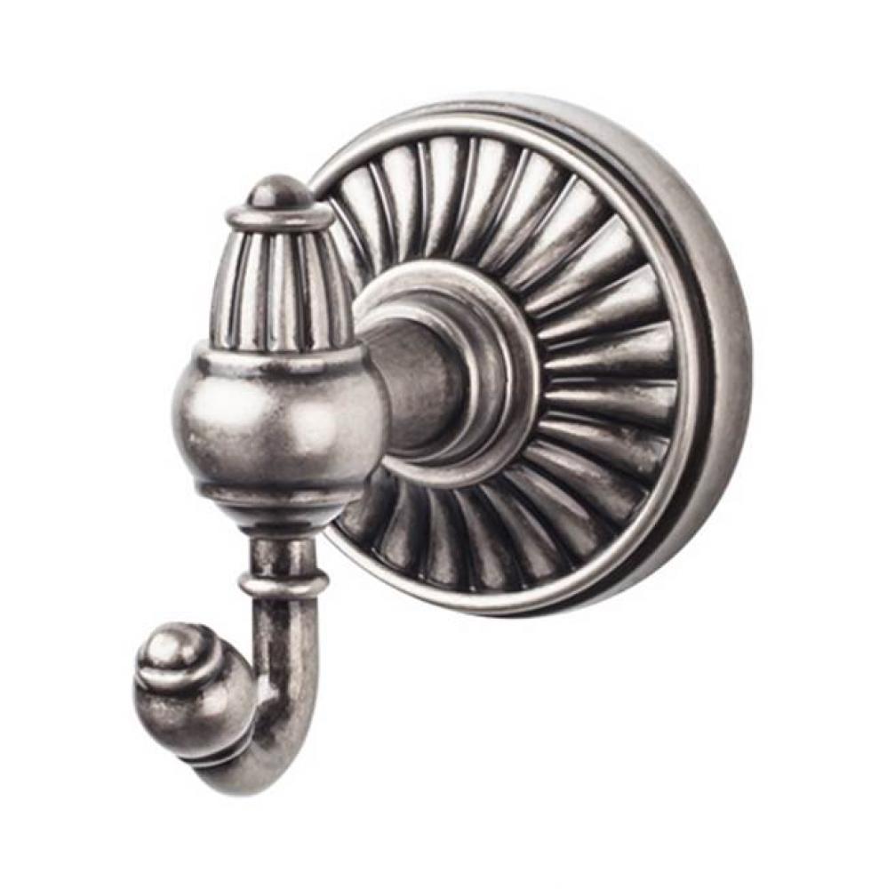 Tuscany Bath Double Hook  Antique Pewter