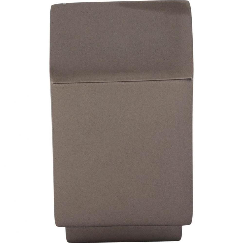 Linear Square Knob 3/4 Inch Ash Gray