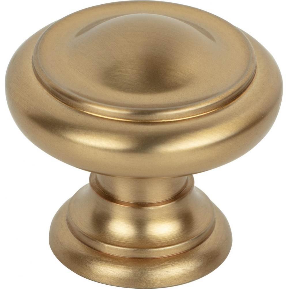 Dome Knob 1 1/8 Inch Honey Bronze