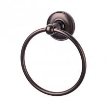 Top Knobs ED5ORBD - Edwardian Bath Ring Plain Backplate Oil Rubbed Bronze