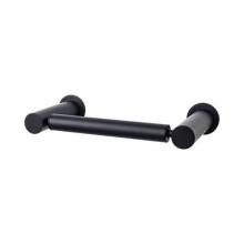 Top Knobs HOP3BLK - Hopewell Bath Tissue Holder  Flat Black