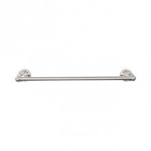 Top Knobs HUD6BSN - Hudson Bath Towel Bar 18 Inch Single Brushed Satin Nickel