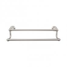 Top Knobs HUD9BSN - Hudson Bath Towel Bar 24 Inch Double Brushed Satin Nickel