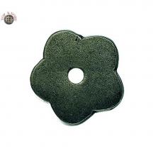 Top Knobs M1425 - Aspen Flower Backplate 1 Inch Silicon Bronze Light