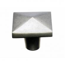 Top Knobs M1520 - Aspen Square Knob 1 1/2 Inch Silicon Bronze Light