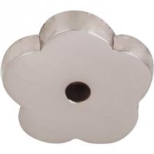 Top Knobs M2005 - Aspen II Flower Backplate 1 Inch Brushed Satin Nickel