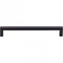 Top Knobs M2137 - Square Bar Pull 7 9/16 Inch (c-c) Flat Black