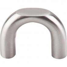 Top Knobs M546 - Curved Pull 1 1/4 Inch (c-c) Brushed Satin Nickel