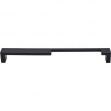 Top Knobs TK261BLK - Modern Metro Notch Pull B 9 Inch (c-c) Flat Black