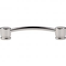 Top Knobs TK64PN - Oval Thin Pull 5 Inch (c-c) Polished Nickel