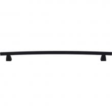 Top Knobs TK6BLK - Arched Pull 12 Inch (c-c) Flat Black