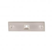 Top Knobs TK741BSN - Channing Backplate 3 Inch Brushed Satin Nickel