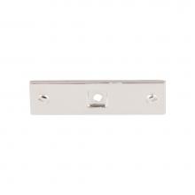 Top Knobs TK741PN - Channing Backplate 3 Inch Polished Nickel