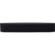 Top Knobs TK75BLK - Oval Long Slot Pull 5 Inch (c-c) Flat Black