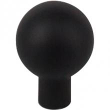 Top Knobs TK760BLK - Brookline Knob 7/8 Inch Flat Black